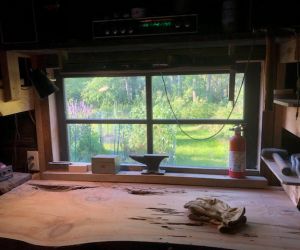 Linus at the Tablesaw