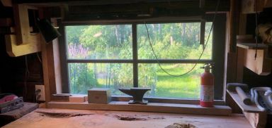 Linus at the Tablesaw